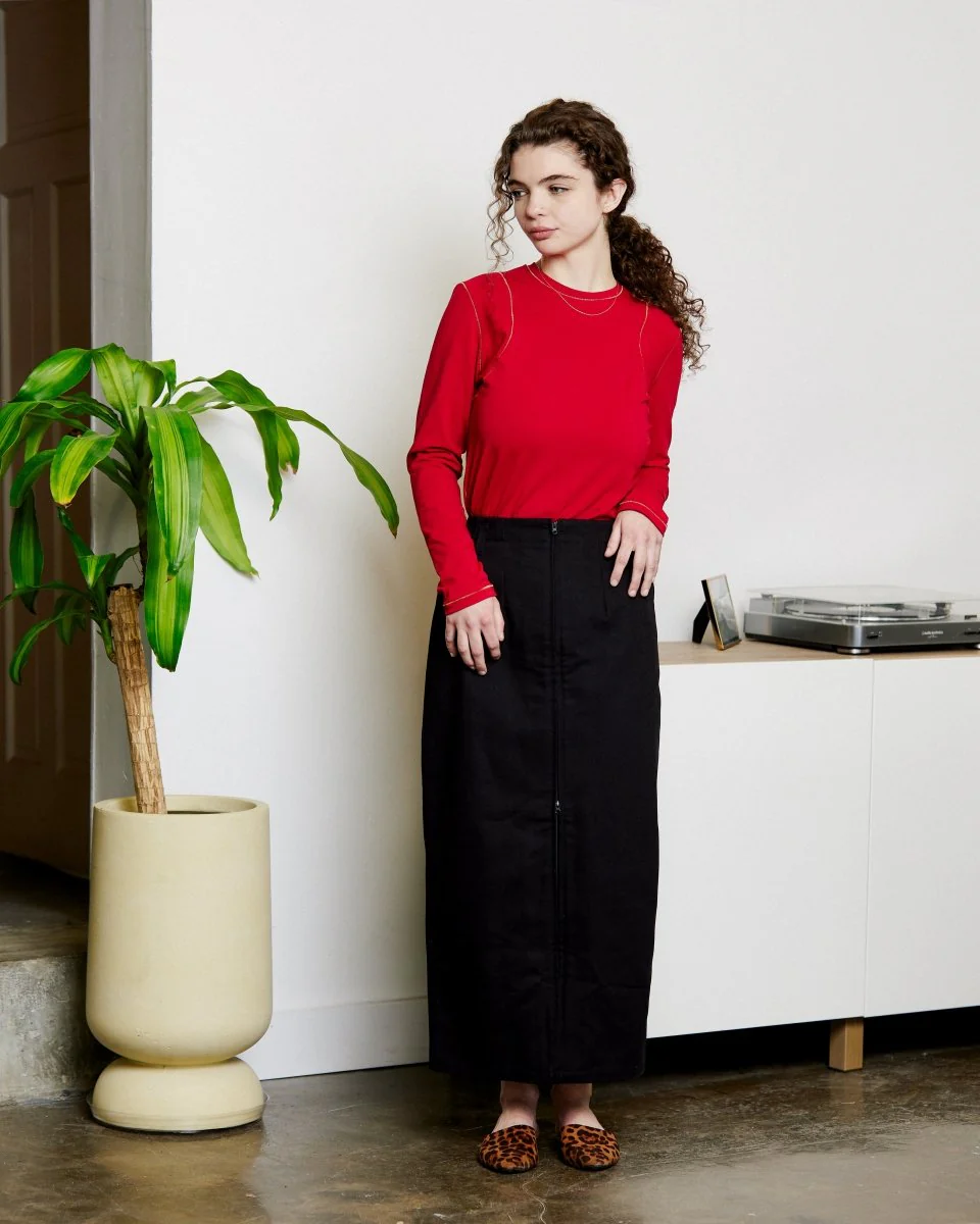 Harly Jae Zipper Skirt (Black) - Image 17