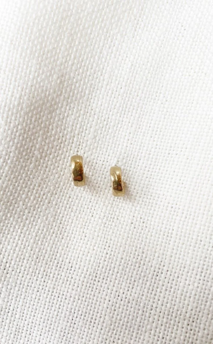 Hawkly Adobe Mini Hoops (Bronze or Silver)