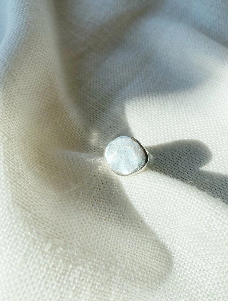 Hawkly Circle Ring (Silver) - Image 4