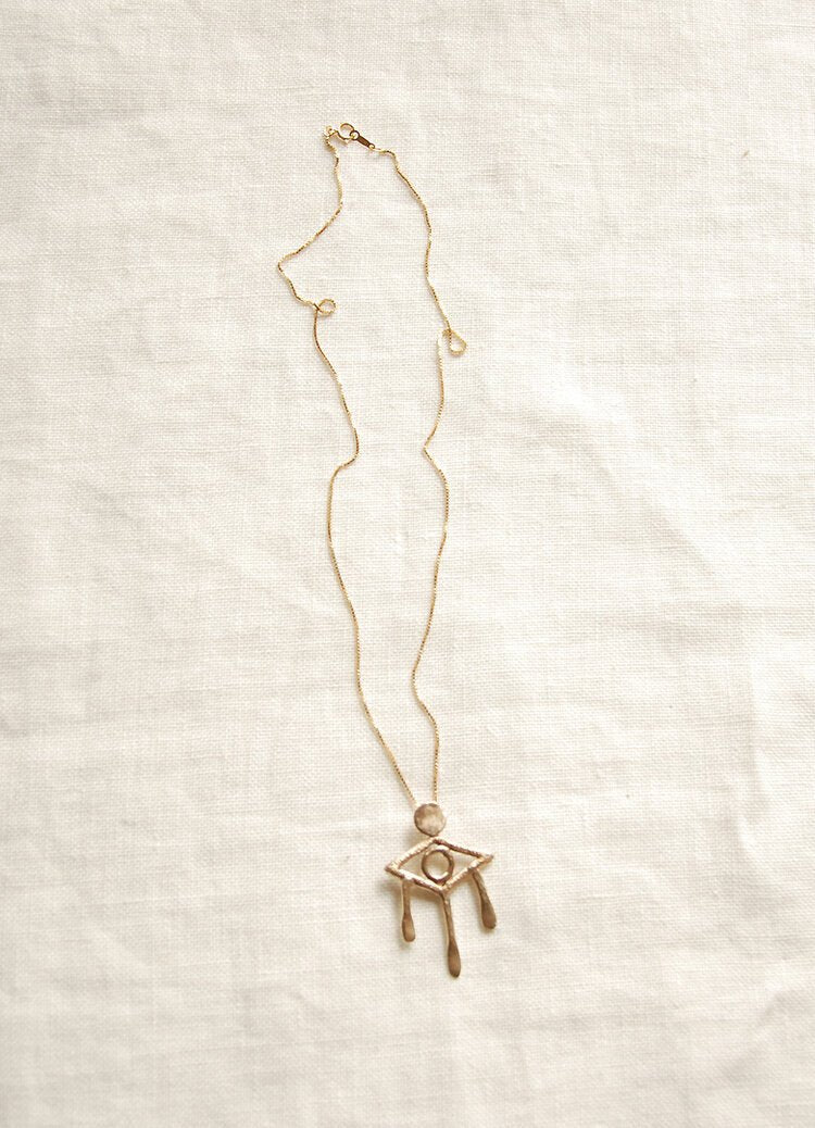 Hawkly Evil Eye Necklace (Silver or Bronze) - Image 4