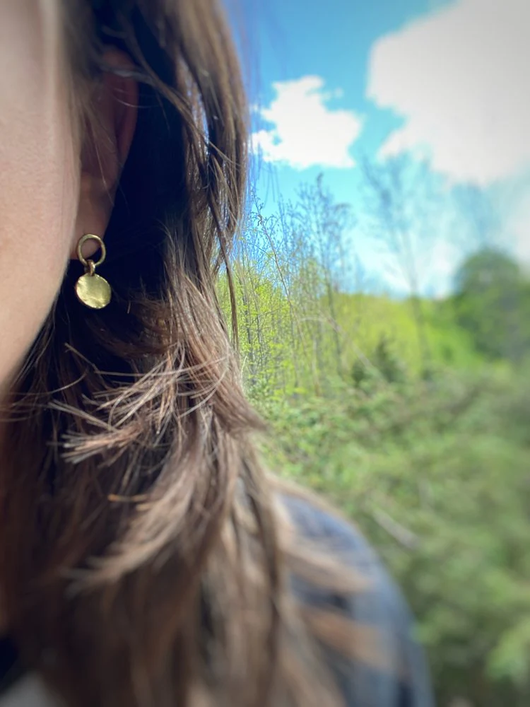 Hawkly Medallion Earrings (Bronze or Silver)