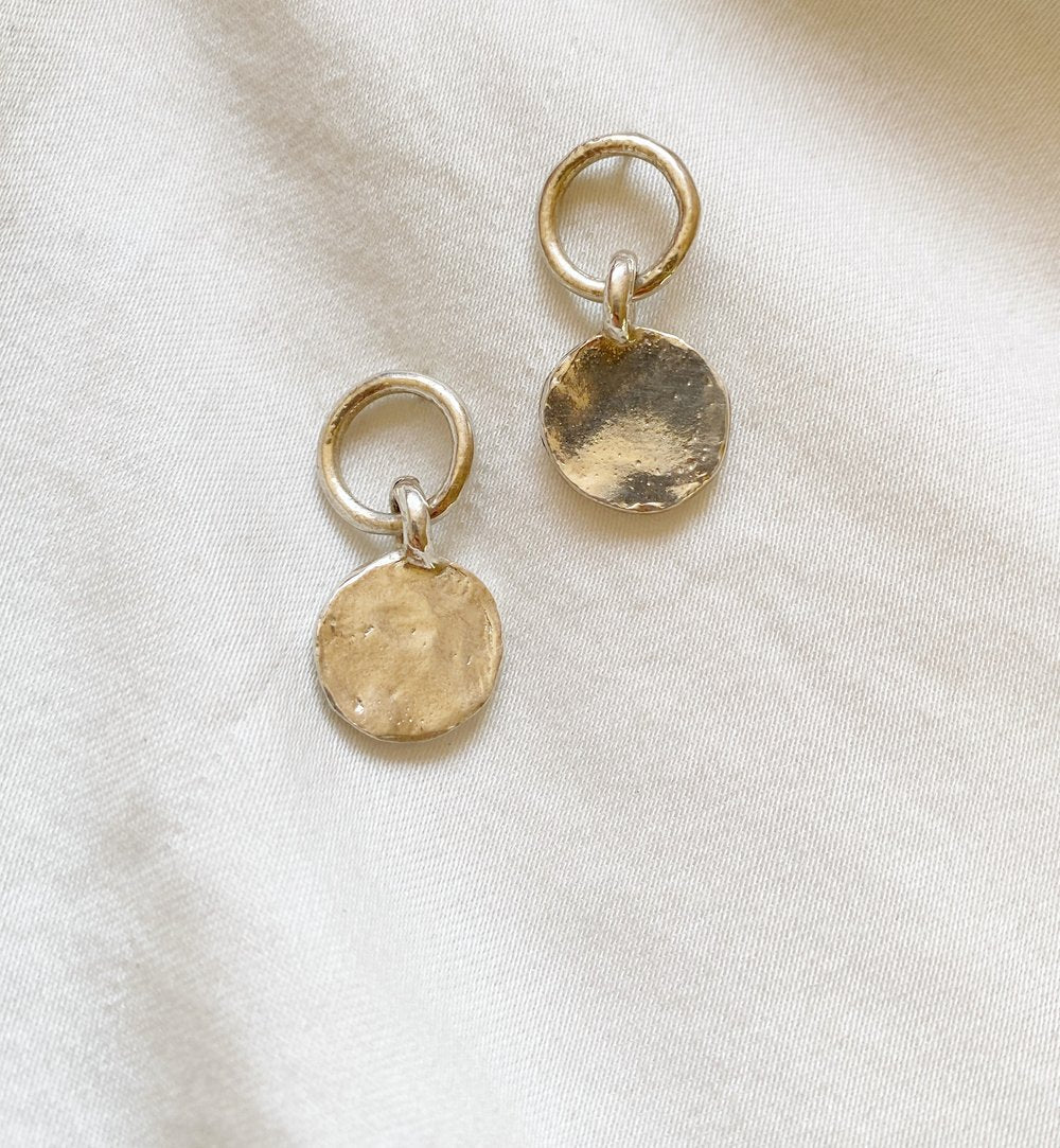 Hawkly Medallion Earrings (Bronze or Silver) - Image 3