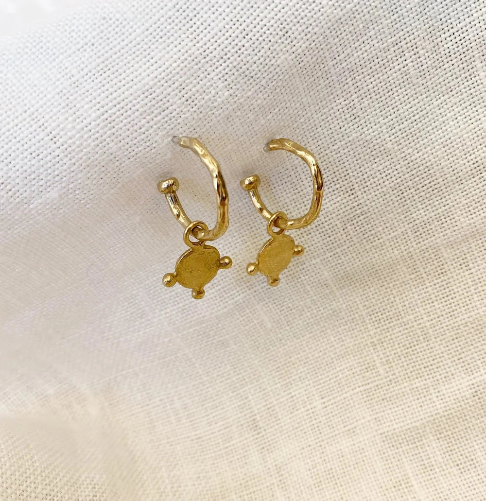 Hawkly Portal Mini Earrings (Bronze or Silver)