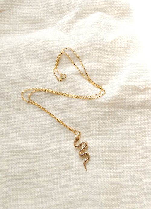 Hawkly Serpent Necklace (Bronze or Silver) - Image 2