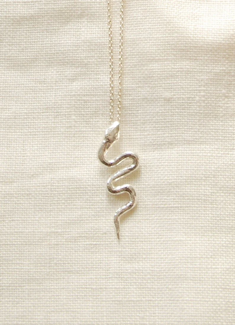 Hawkly Serpent Necklace (Bronze or Silver) - Image 3