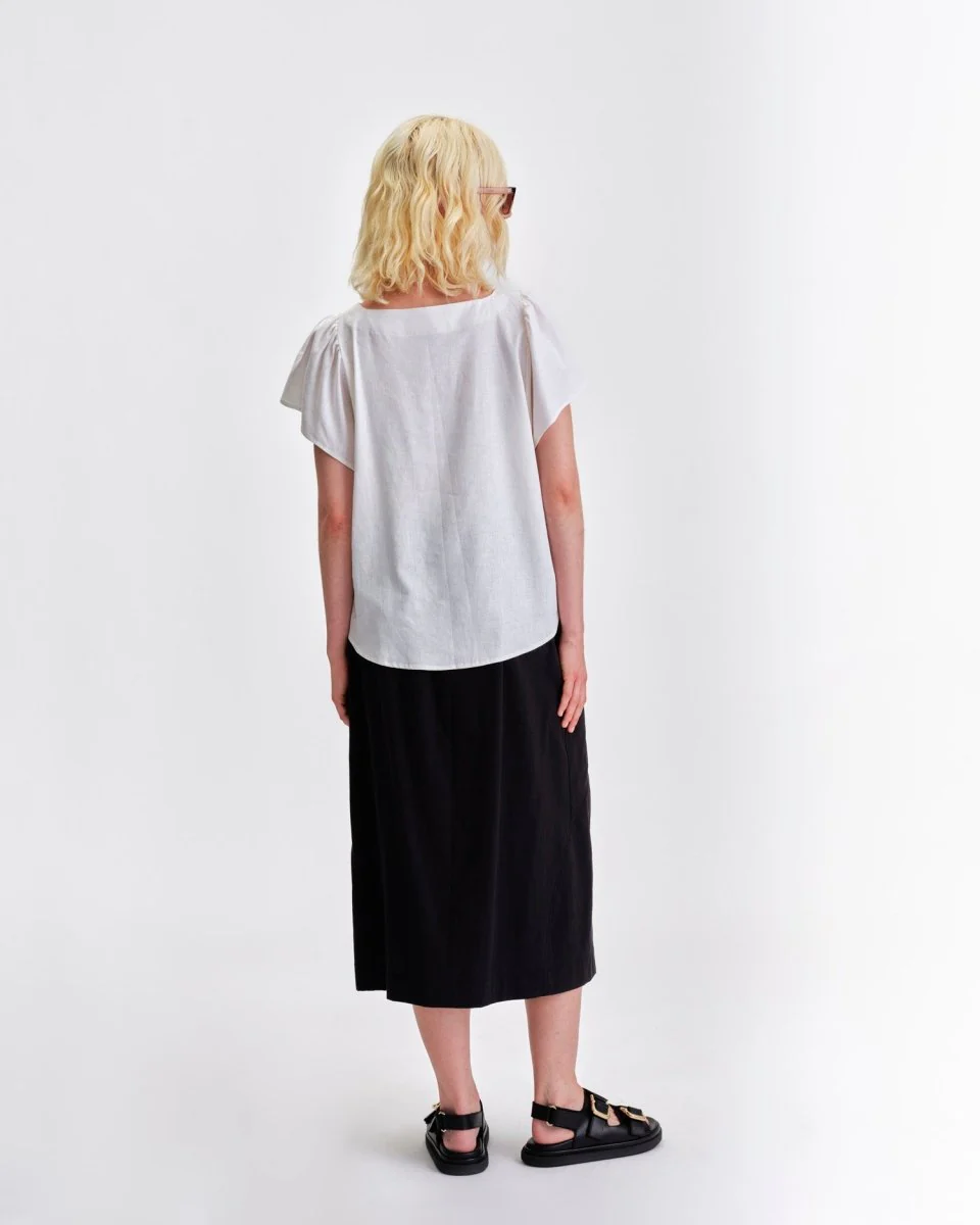 Jennifer Glasgow Saffron Blouse (Ivory) - Image 9