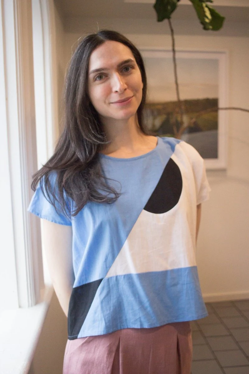 Jennifer Glasgow Kamira Top (Sky Blue) - Image 2