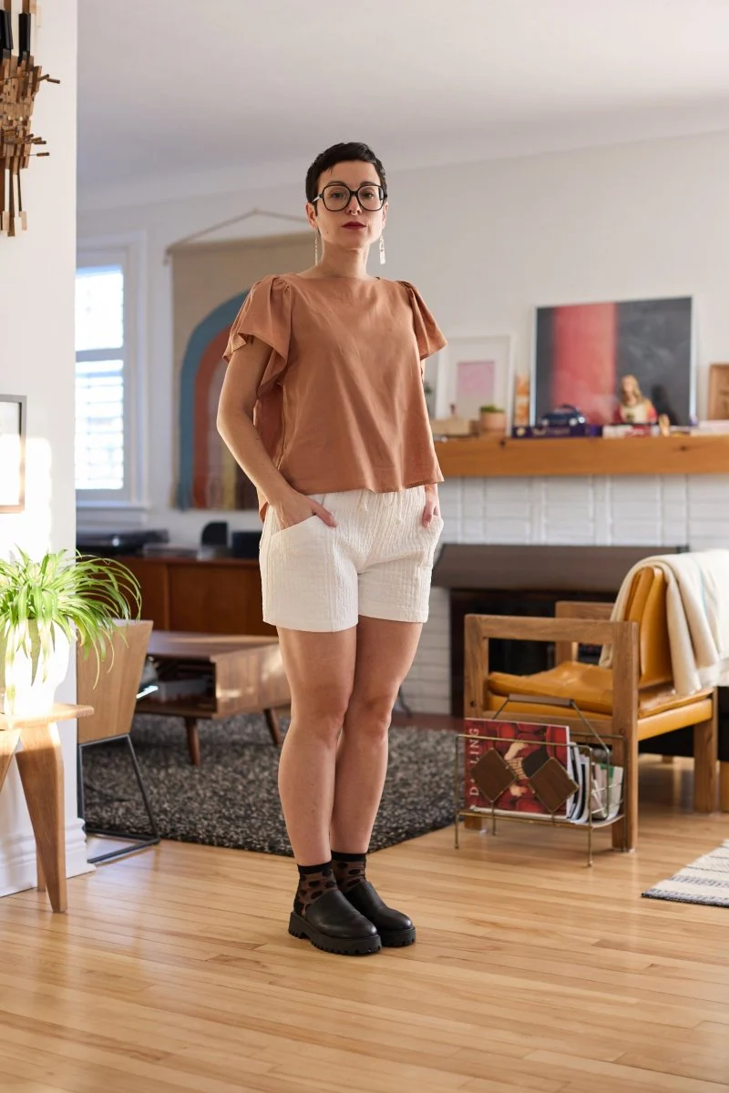 Jennifer Glasgow Saffron Blouse (Caramel) - Image 6