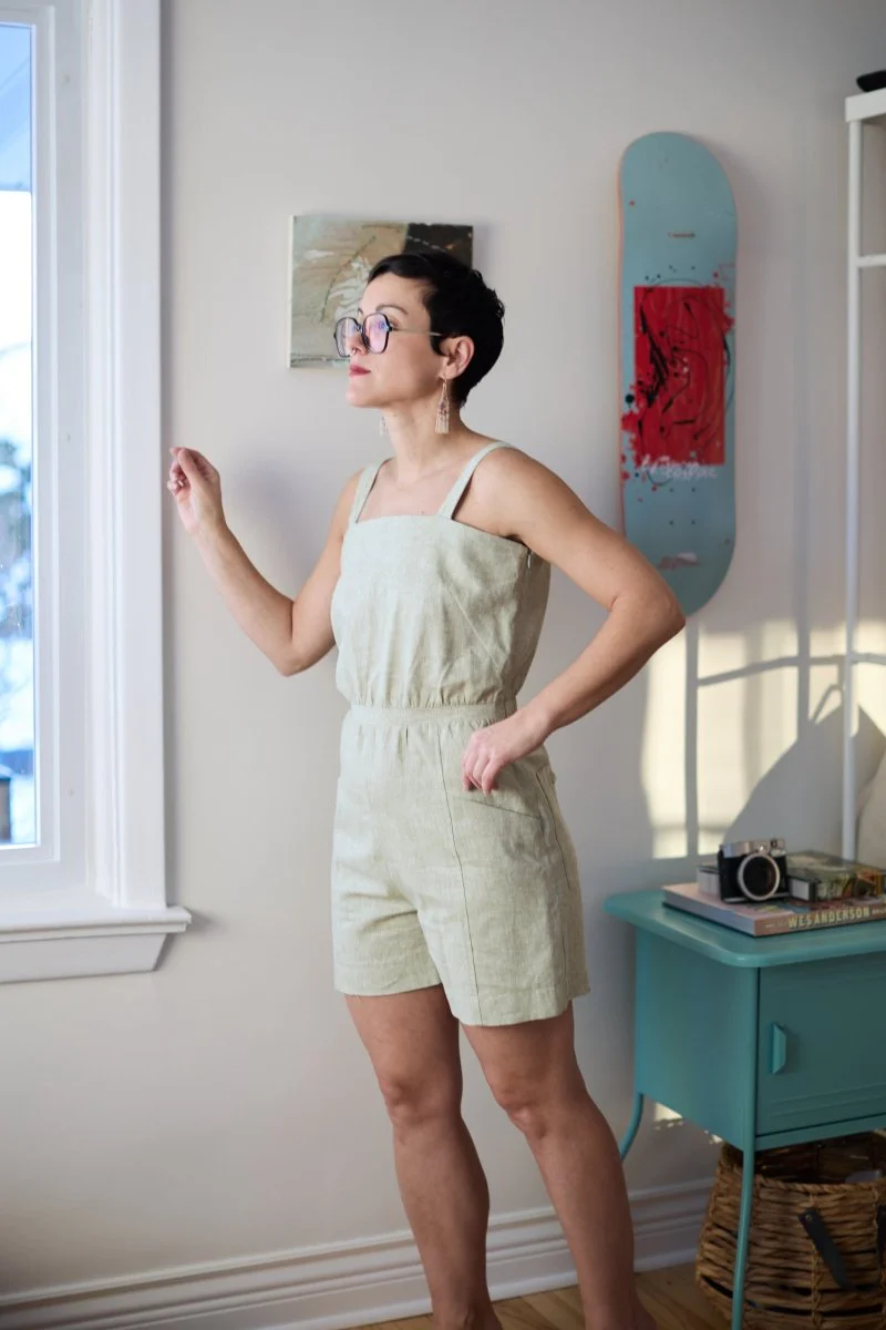 Jennifer Glasgow Lua Playsuit (Matcha) - Image 2