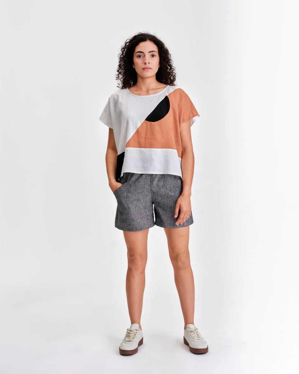 Jennifer Glasgow Maia Shorts (Heather Black) - Image 4