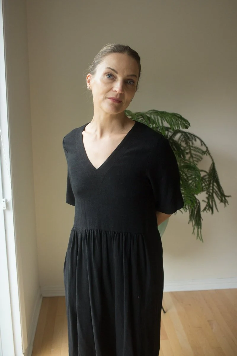 Birds of North America Kiskadee Dress - Black (Online Exclusive)