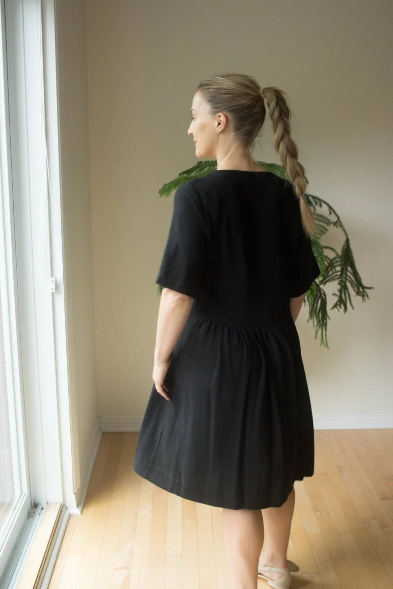 Birds of North America Kiskadee Dress - Black (Online Exclusive) - Image 3