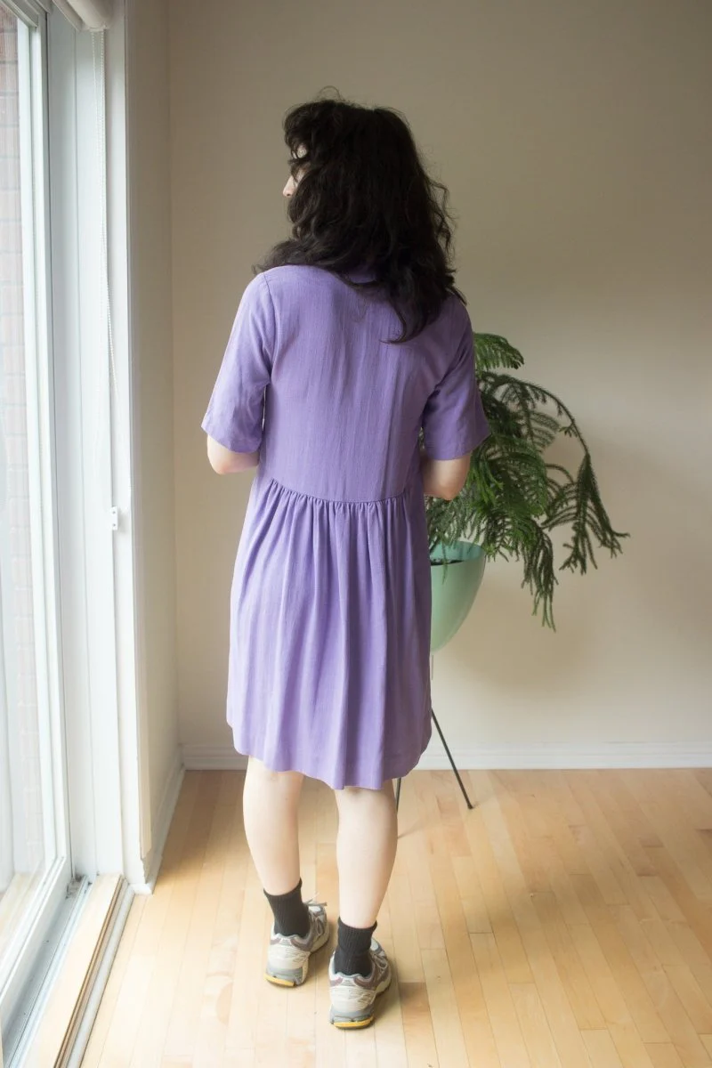 Birds of North America Kiskadee Dress - Lilac (Online Exlcusive) - Image 4