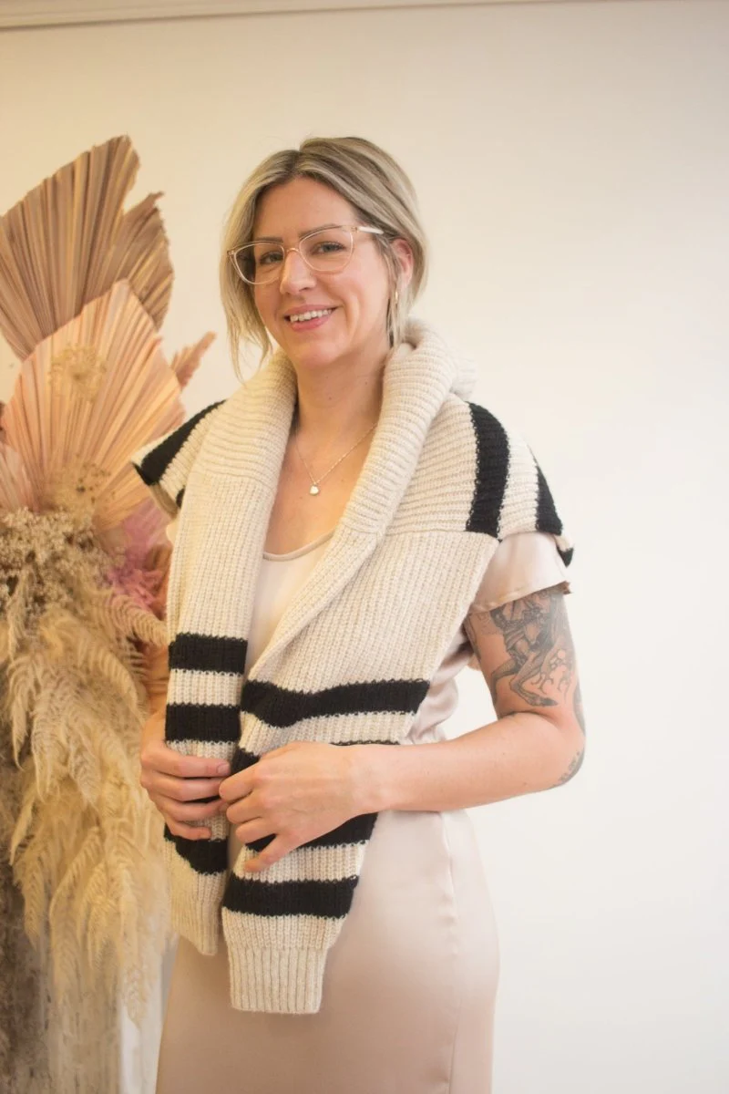 Eve Gravel Yalla Knit - Black or Navy (Online Exclusive) - Image 2