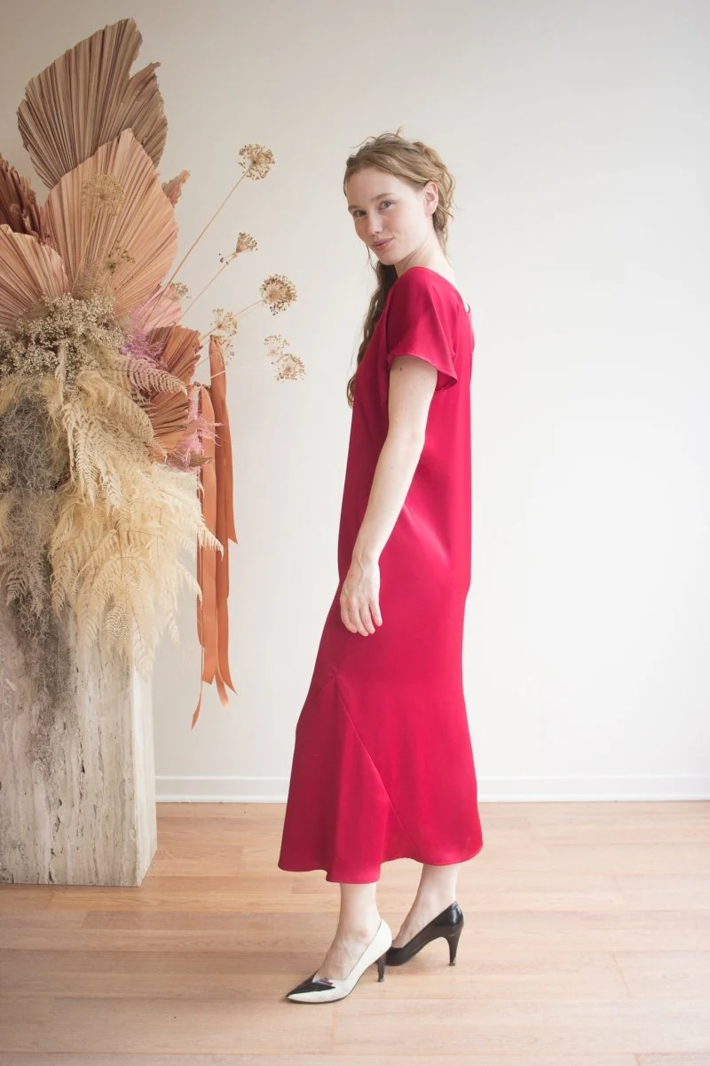 Korelli Aurora Reversible Dress (Wine) - Image 2