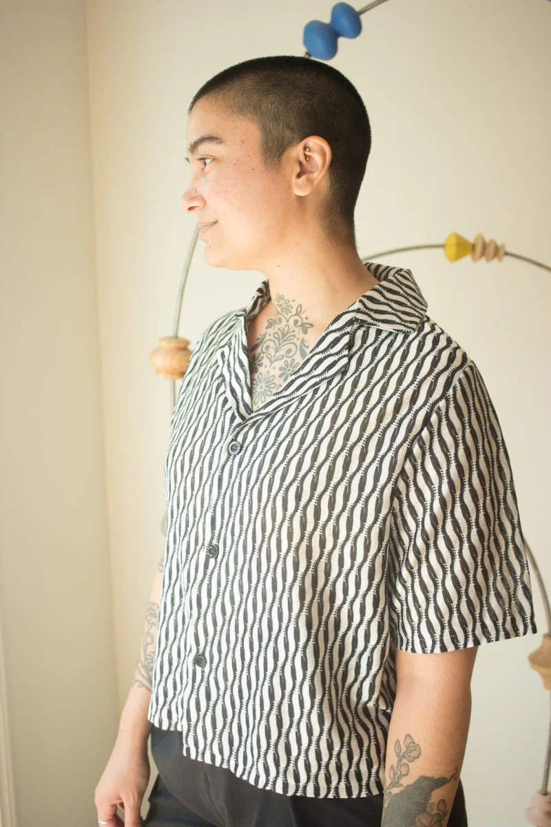 KSLAM Electra Top (Black & White) - Image 2