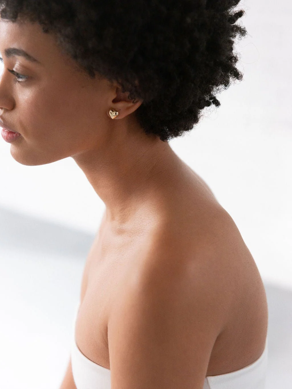Lisbeth Baby Stud Earrings (Gold or Silver) - Image 3