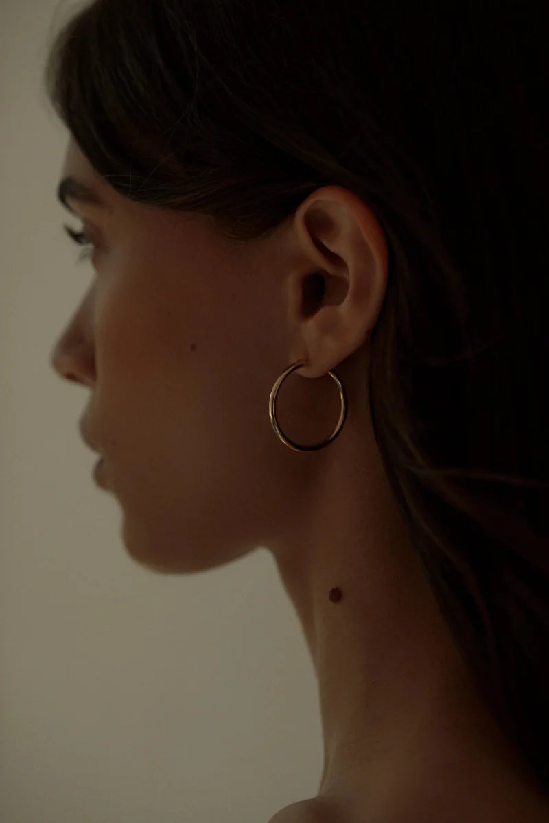 Lisbeth Fauna Hoops (Gold or Silver)