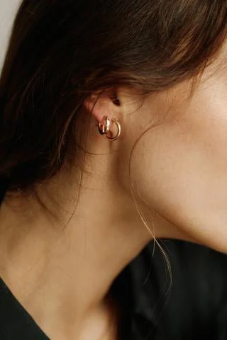 Lisbeth Petite Hailey Hoops - Image 2