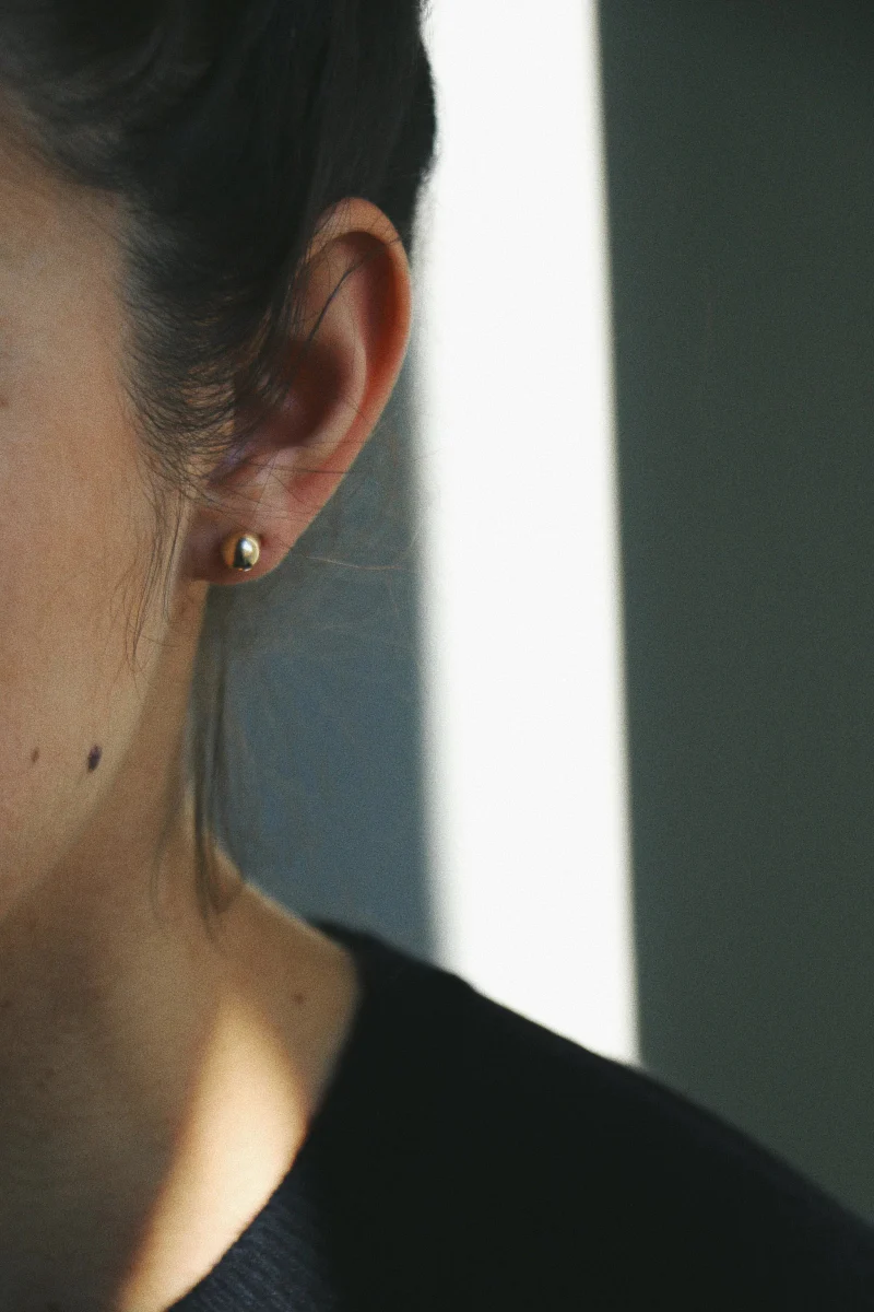 Lisbeth Sphere Studs (Gold or Silver)