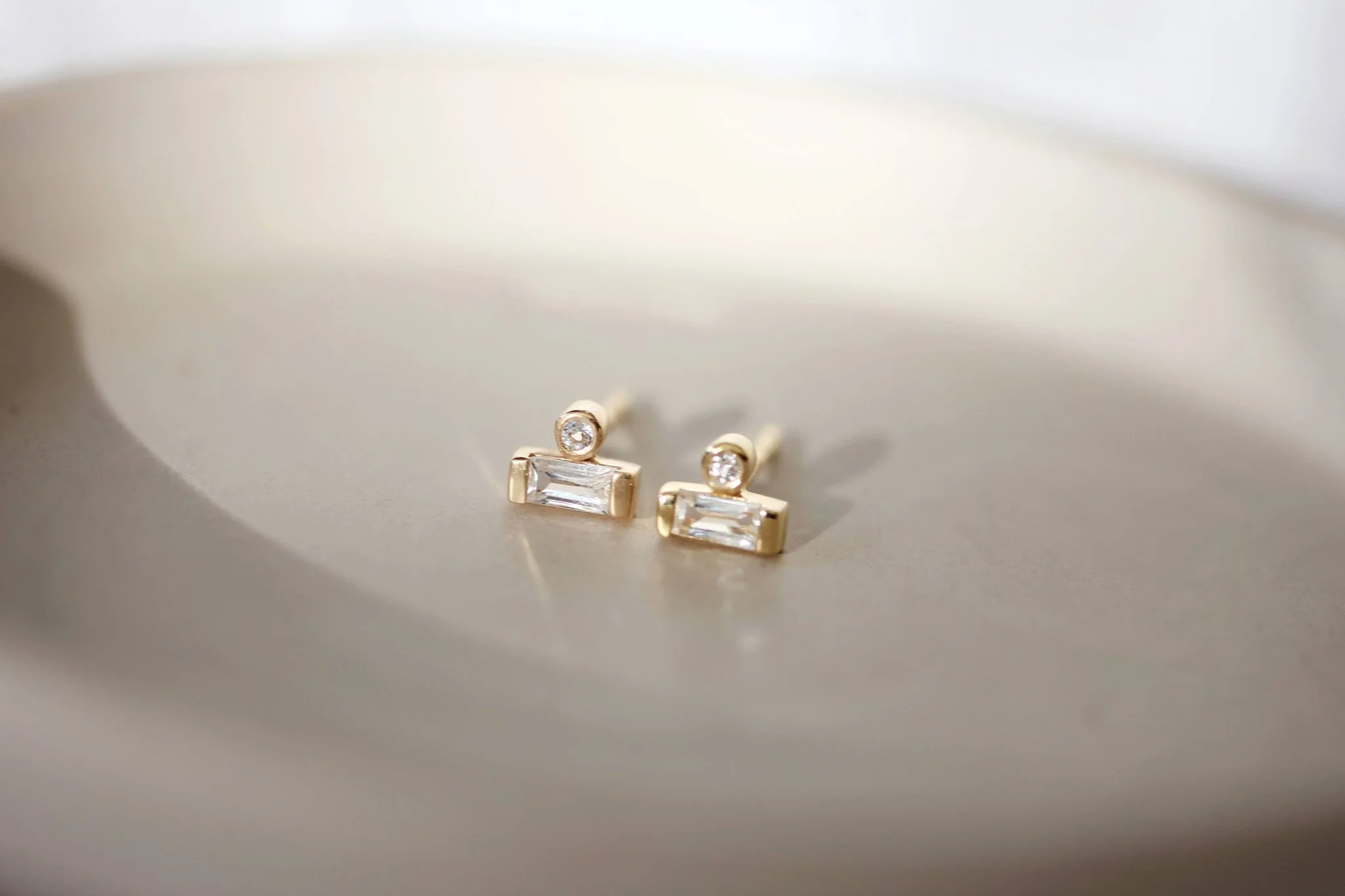 Little Gold Afterglow Studs - Image 2