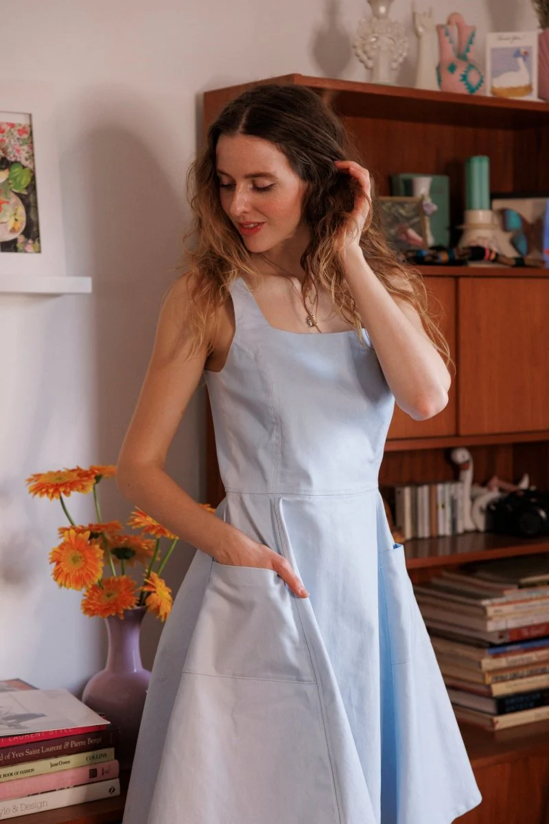Marigold Anna Dress (Sky) - Image 15