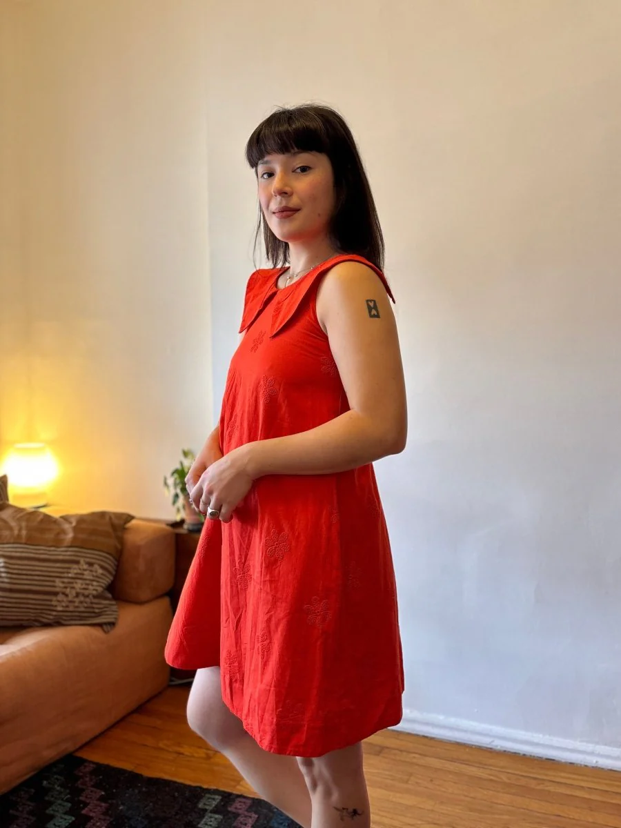 Marigold Clemence Dress (Tomato) - Image 3