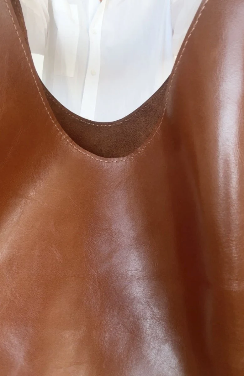 Market Canvas Bruna Shoulder Bag (Caramel) - Image 2