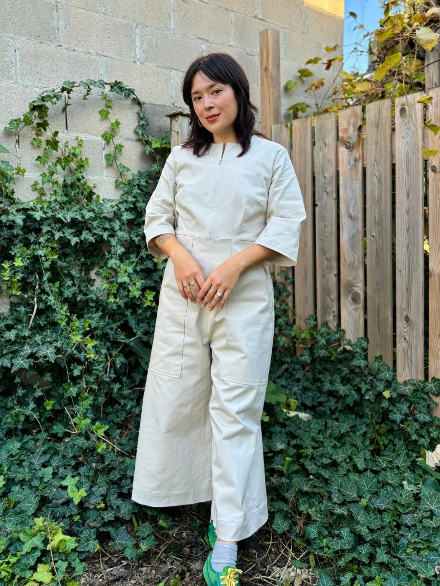 Meg 70's Jumpsuit (Ivory) - Image 15
