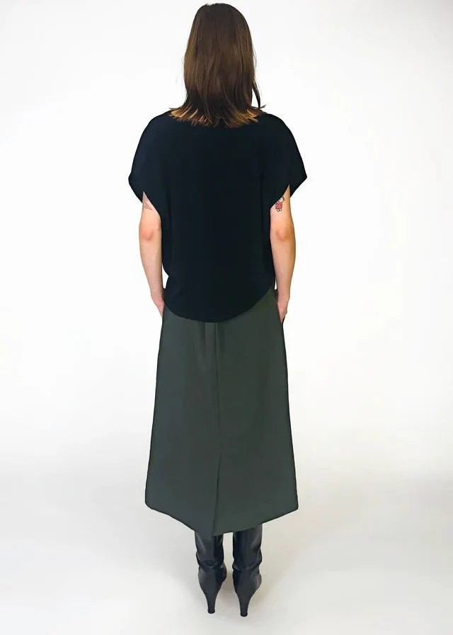 Meg Cowl Top (Black) - Image 12