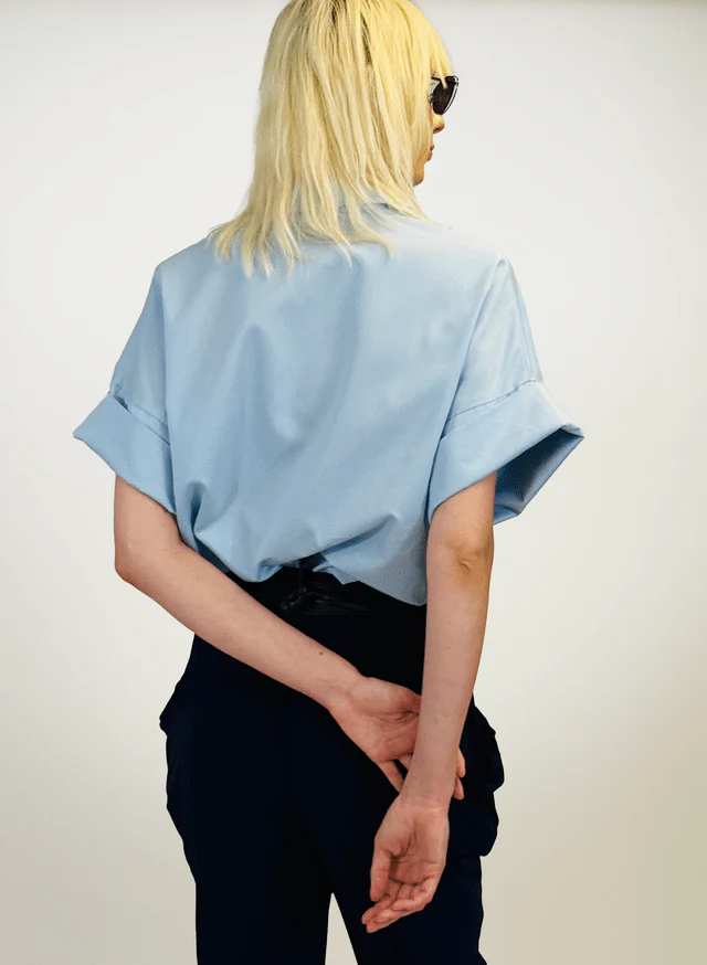 Meg Petite Chemise (Blue) - Image 5