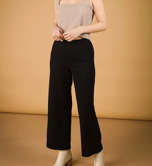 Mercedes Morin Flare Pants - Cropped or Long (Black) - Image 19