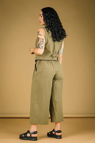 Mercedes Morin Paloma Pants (7/8 Khaki) - Image 12