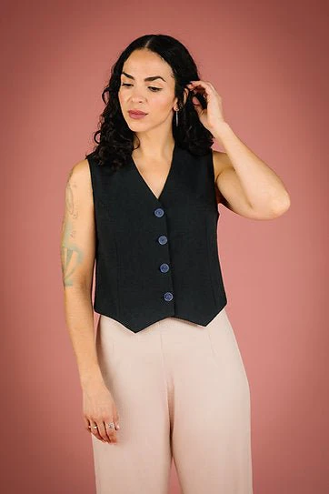 Mercedes Morin Portland Vest (Black) - Image 4