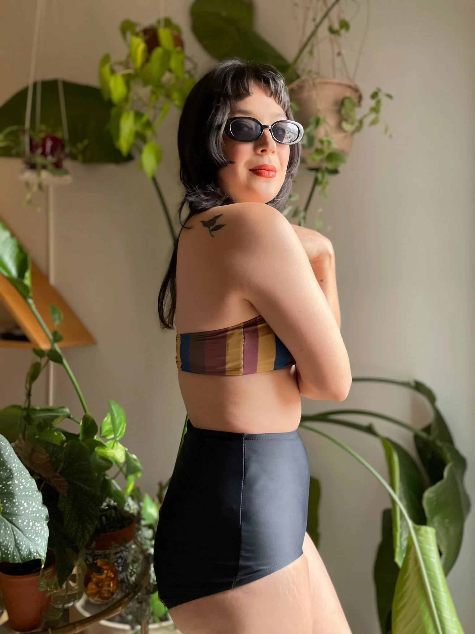 Minnow Bathers Dune Bottoms (Black) - Image 5