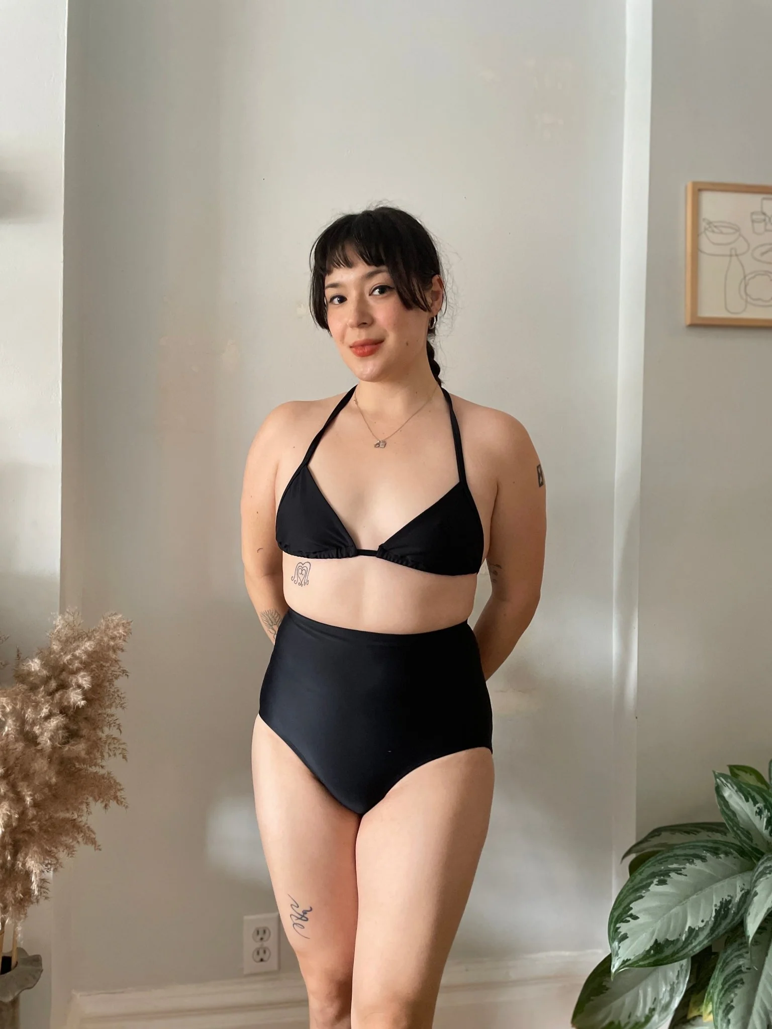 Minnow Bathers Heron Top (Black)