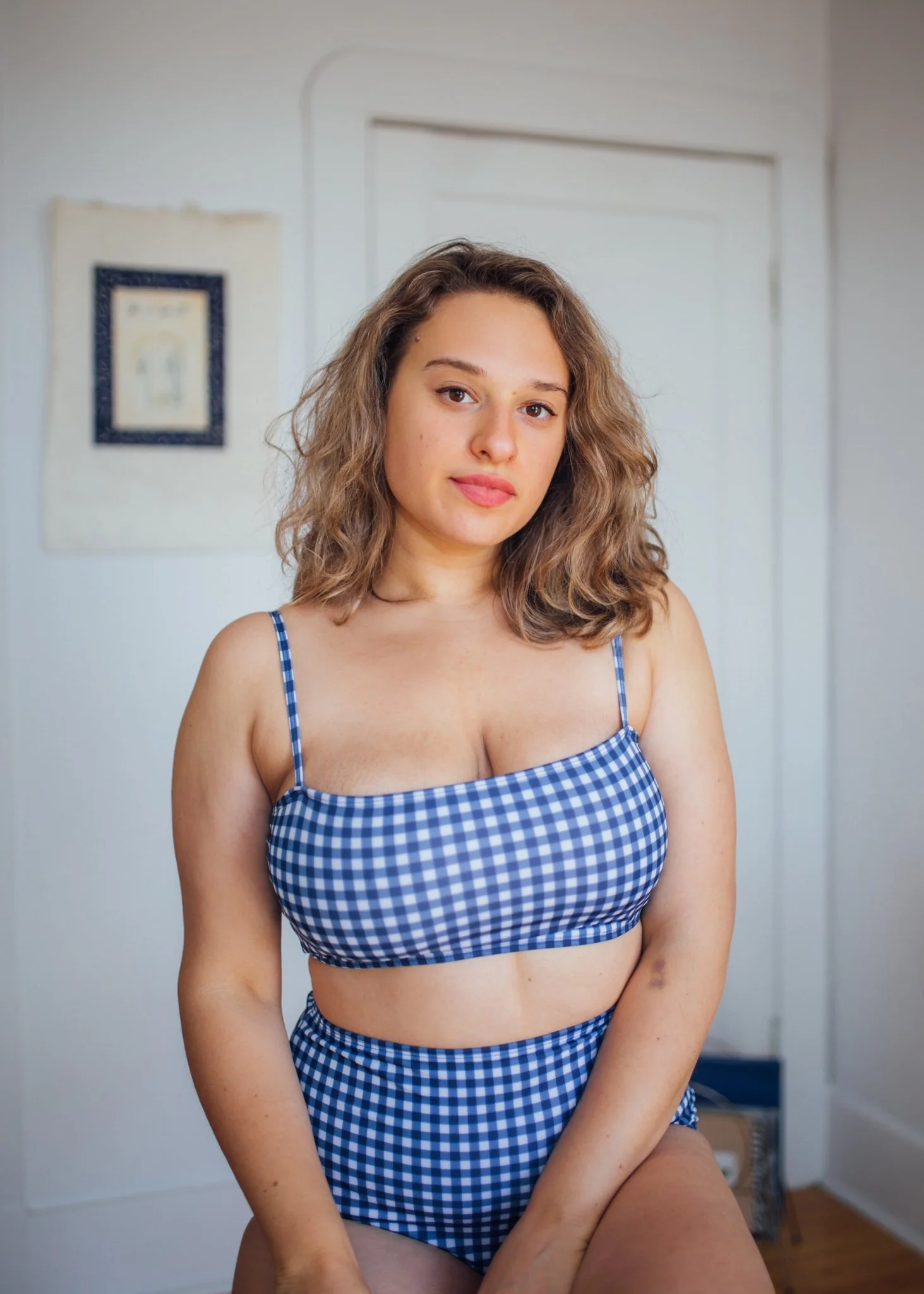 Minnow Bathers Marianne Top (Gingham)