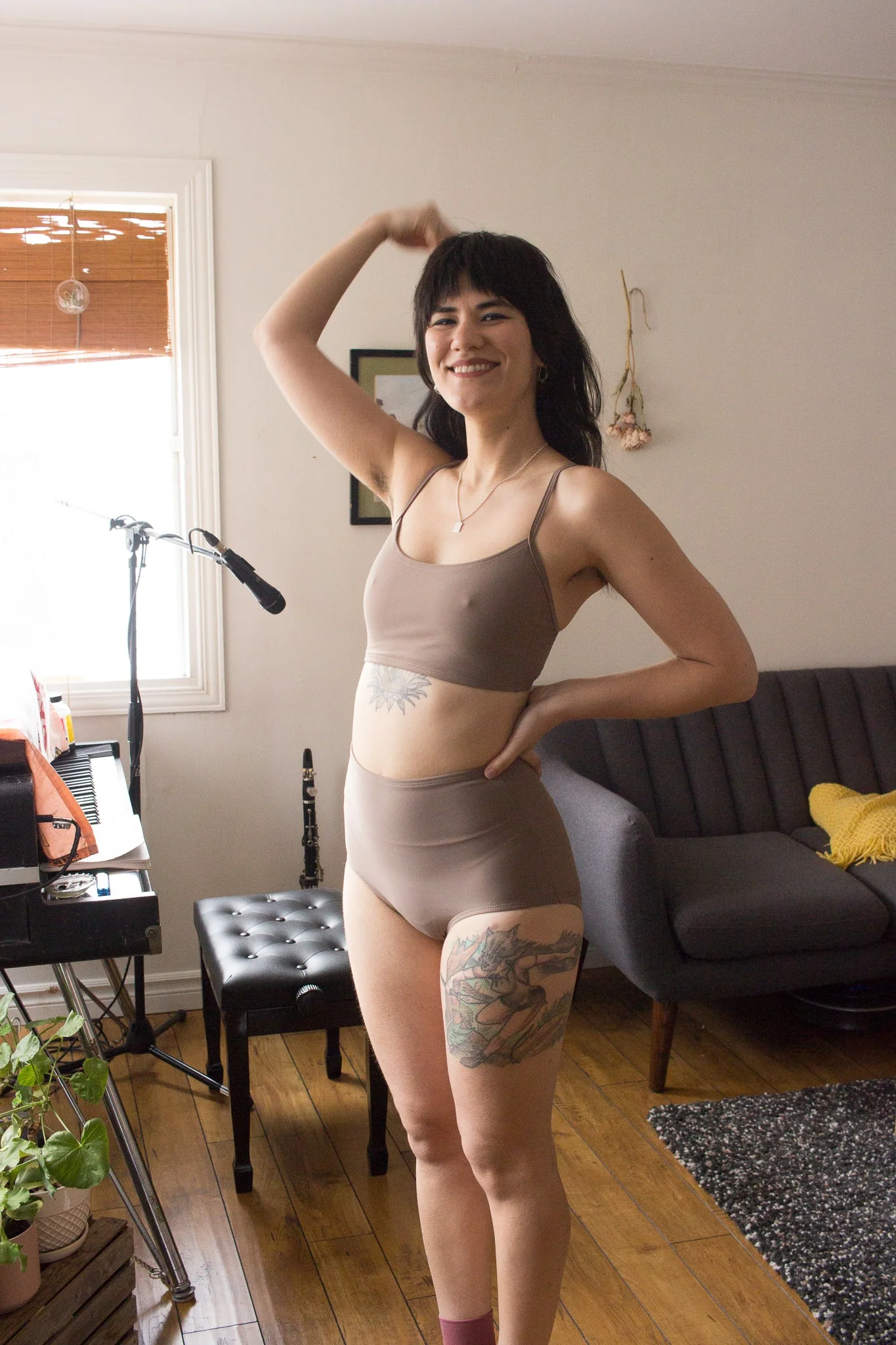 Minnow Bathers Stellar Top (Sand Brown) - Image 2