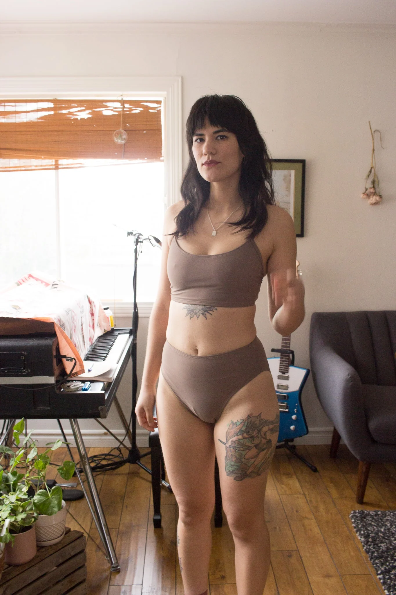 Minnow Bathers Stellar Top (Sand Brown) - Image 3
