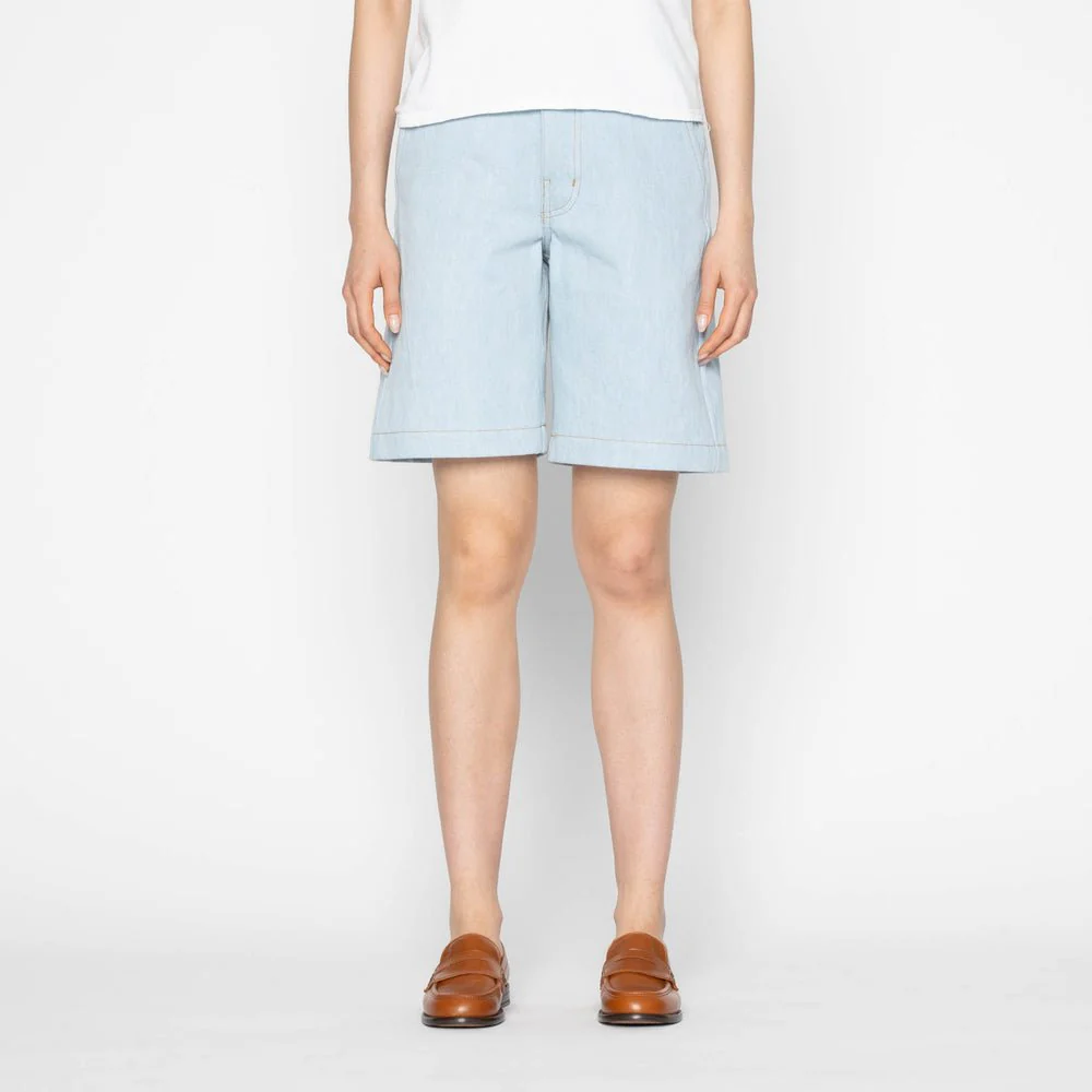 Naked & Famous Andie Denim Shorts (Secret Agent Bleach Denim) - Image 2