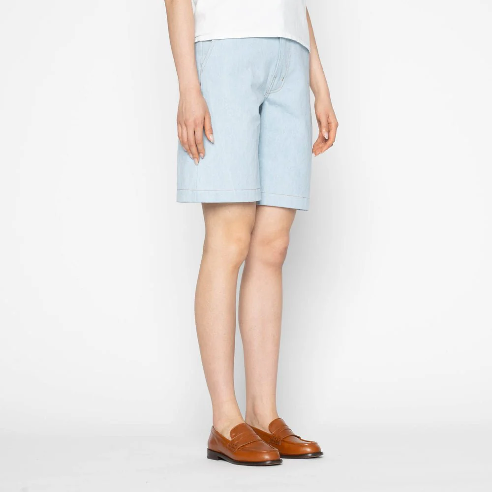 Naked & Famous Andie Denim Shorts (Secret Agent Bleach Denim) - Image 3