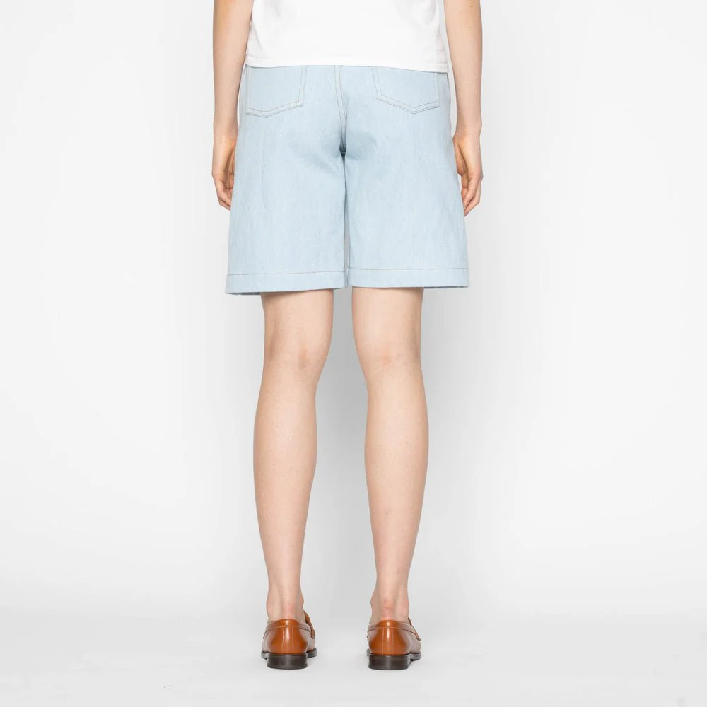 Naked & Famous Andie Denim Shorts (Secret Agent Bleach Denim) - Image 4