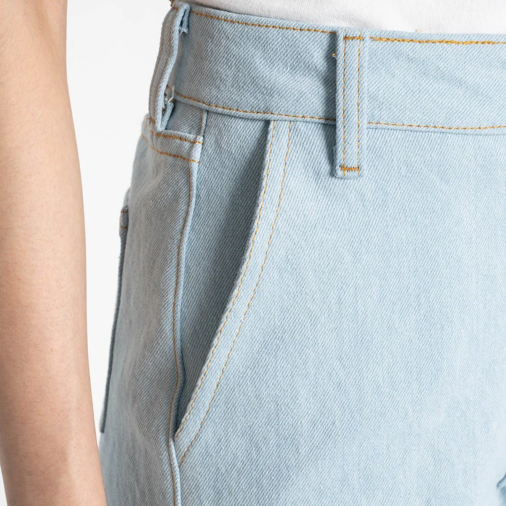 Naked & Famous Andie Denim Shorts (Secret Agent Bleach Denim) - Image 6