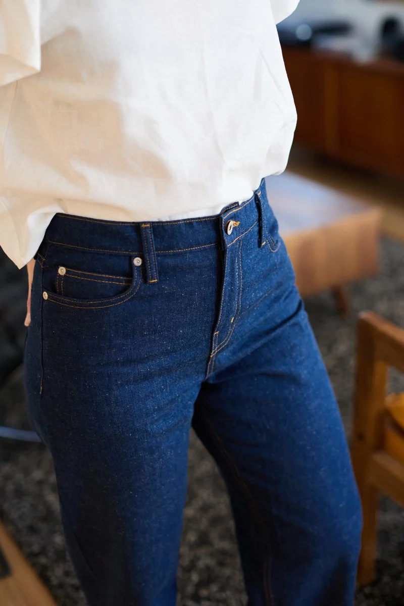 Naked & Famous Bestie Jeans (Mid Indigo) - Image 2