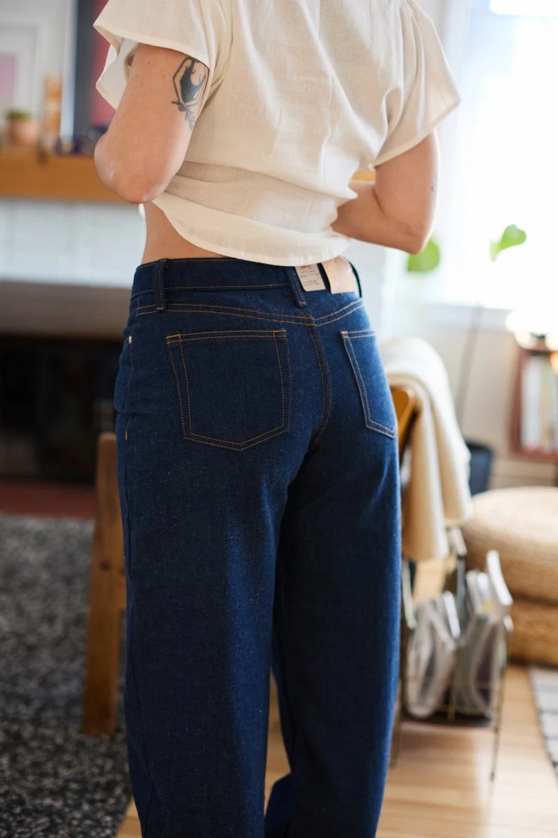 Naked & Famous Bestie Jeans (Mid Indigo) - Image 4