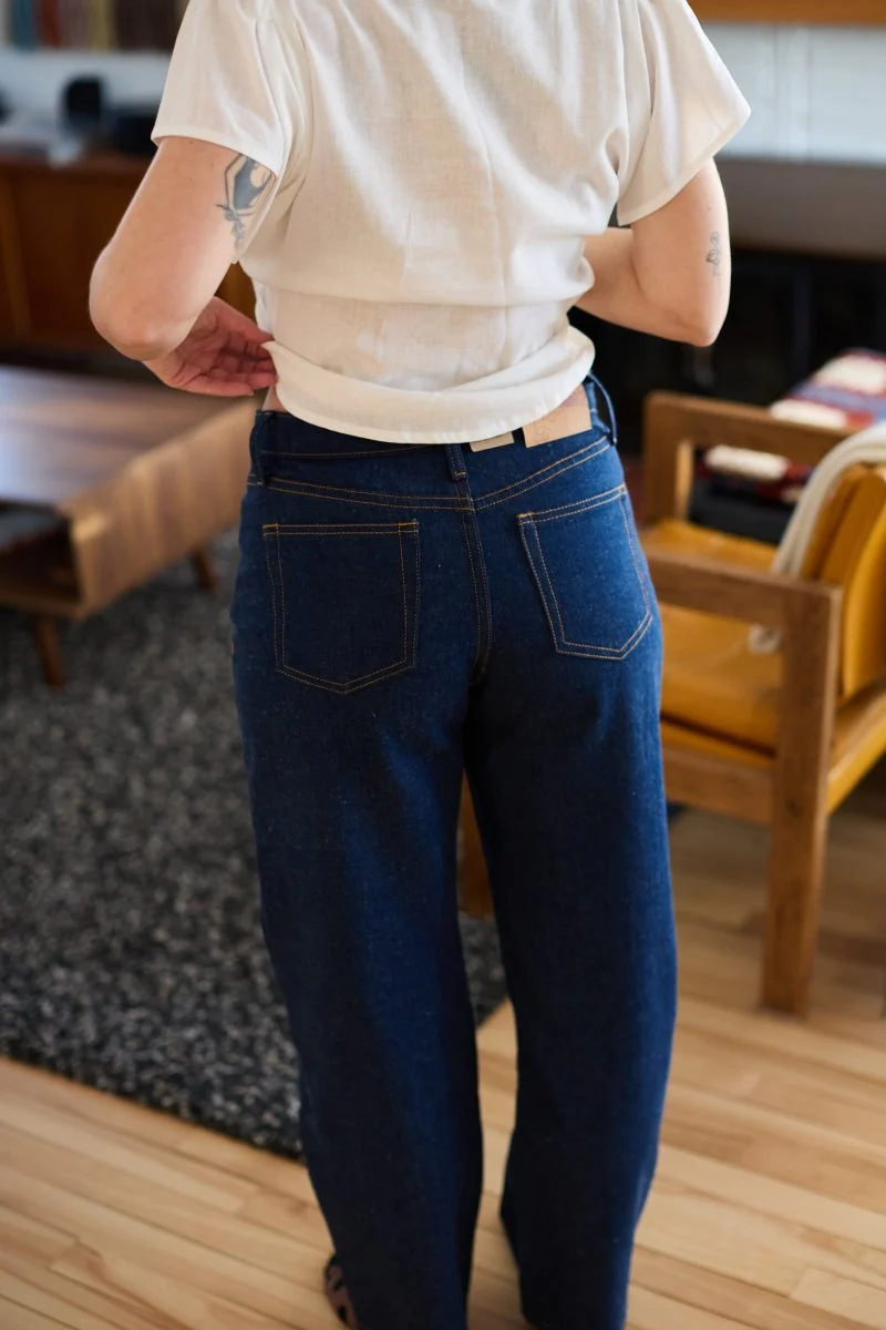 Naked & Famous Bestie Jeans (Mid Indigo) - Image 5