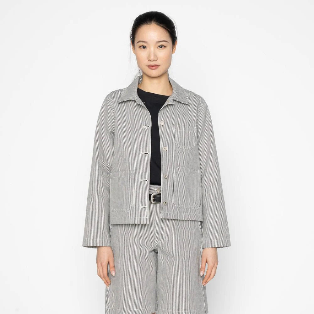 Naked & Famous Gracie Jacket (Organic Hickory) - Image 2