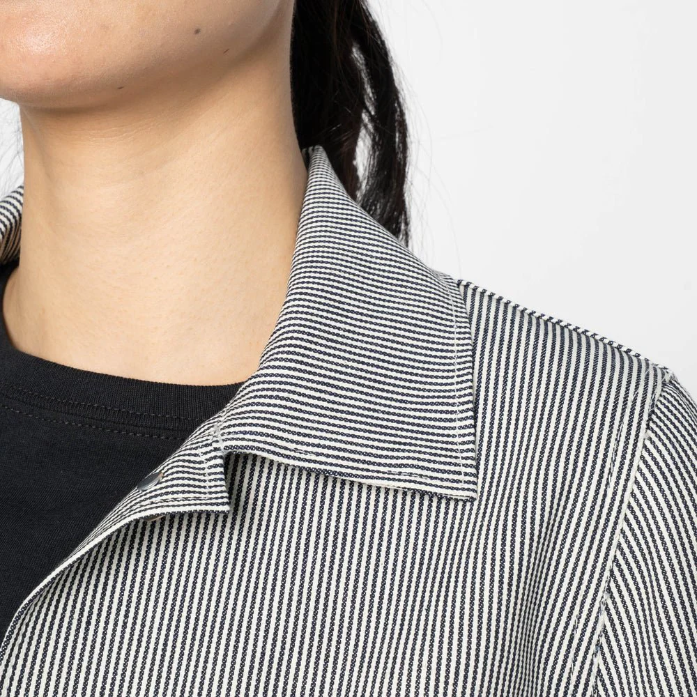 Naked & Famous Gracie Jacket (Organic Hickory) - Image 6