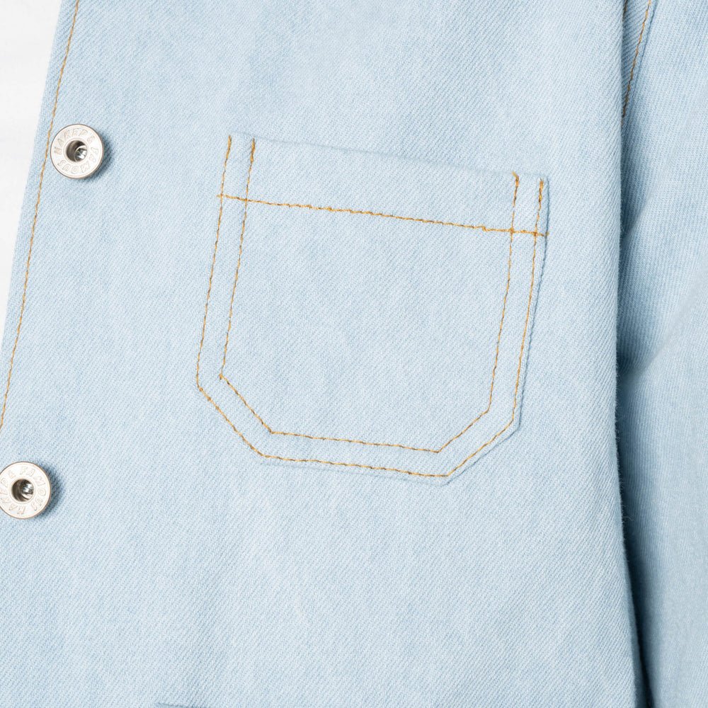 Naked & Famous Gracie Jacket (Secret Agent Bleach Denim) - Image 5