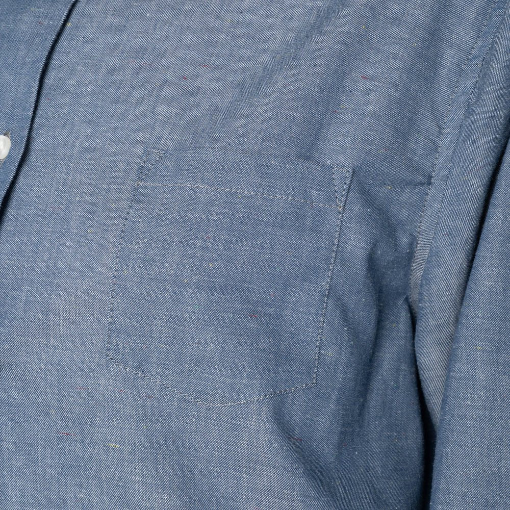 Naked & Famous Judy Shirt (Chambray with Multicolour Neps) - Image 5